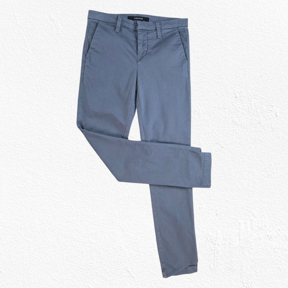 J Brand Clara Pants Volcanic Ash Gray Slim Cropped Taper Trousers Size 24 - Picture 1 of 9